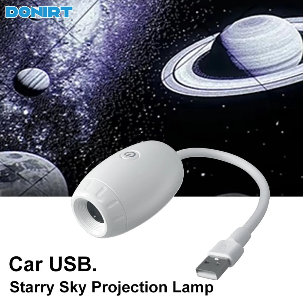 USB Car Atmosphere Projector Light