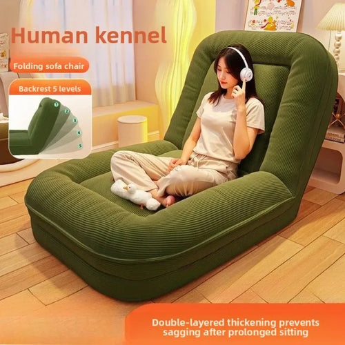 Lazy sofa reclining and sleeping