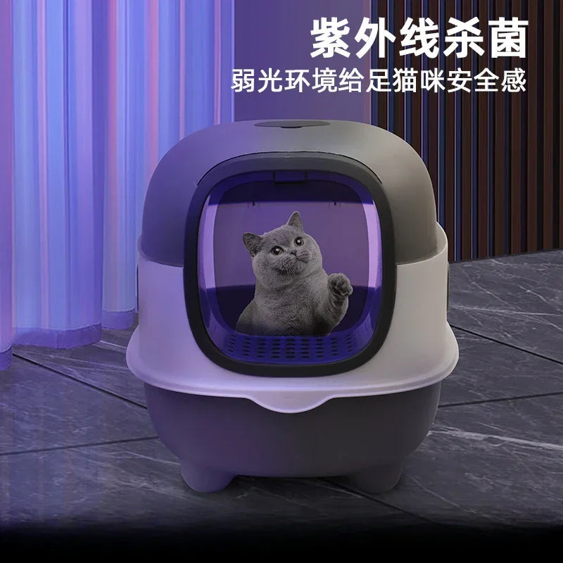 Oversized Cat Litter Box Fully Enclosed