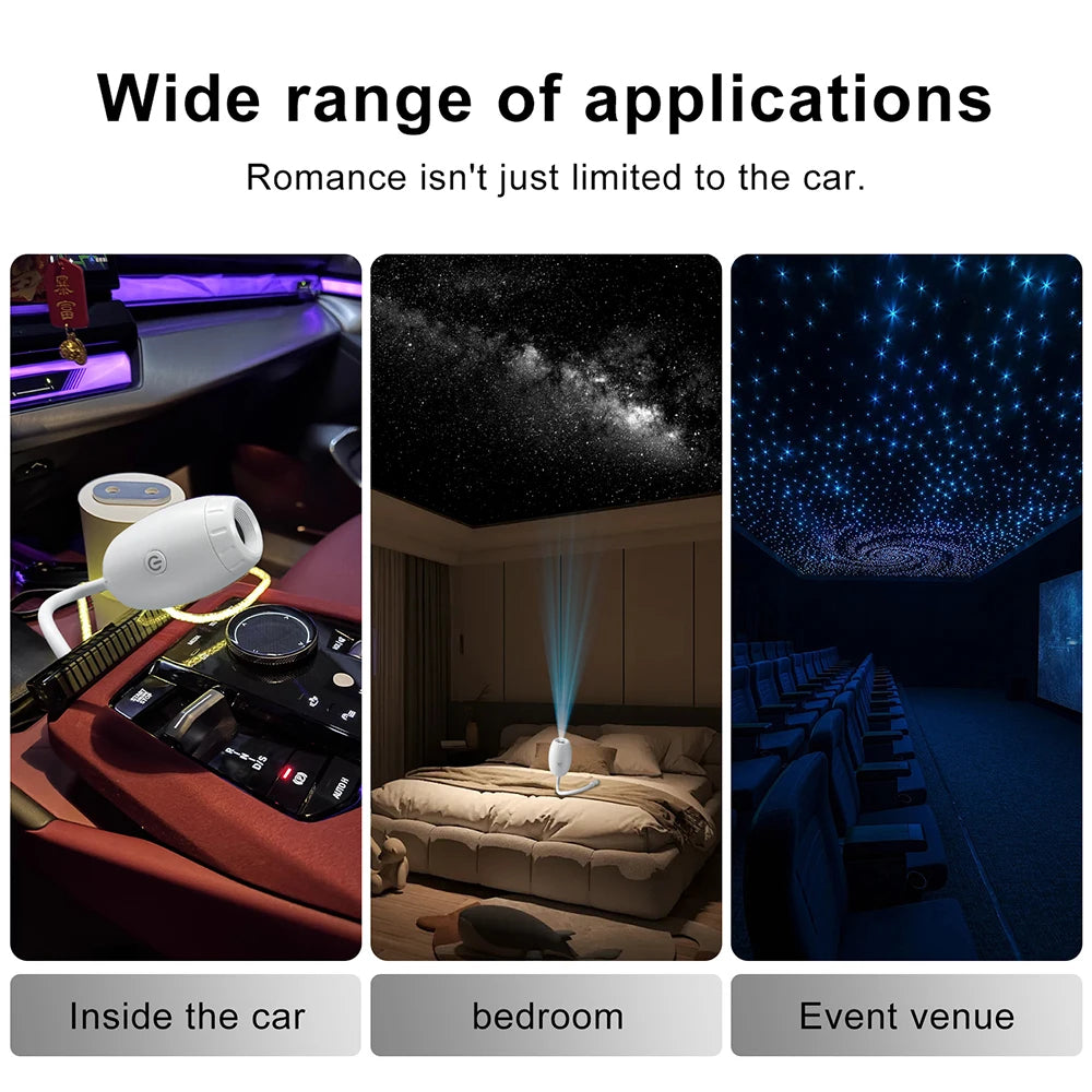USB Car Atmosphere Projector Light