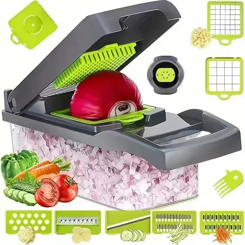 16pcs Multifunctional Vegetable Chopper