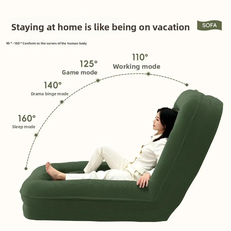 Lazy sofa reclining and sleeping