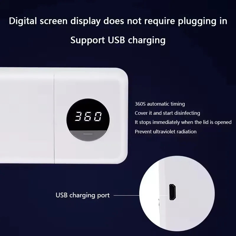 UV Toothbrush Holder Rechargeable