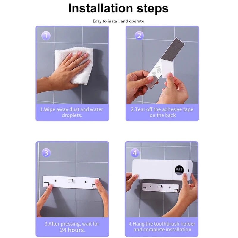 UV Toothbrush Holder Rechargeable